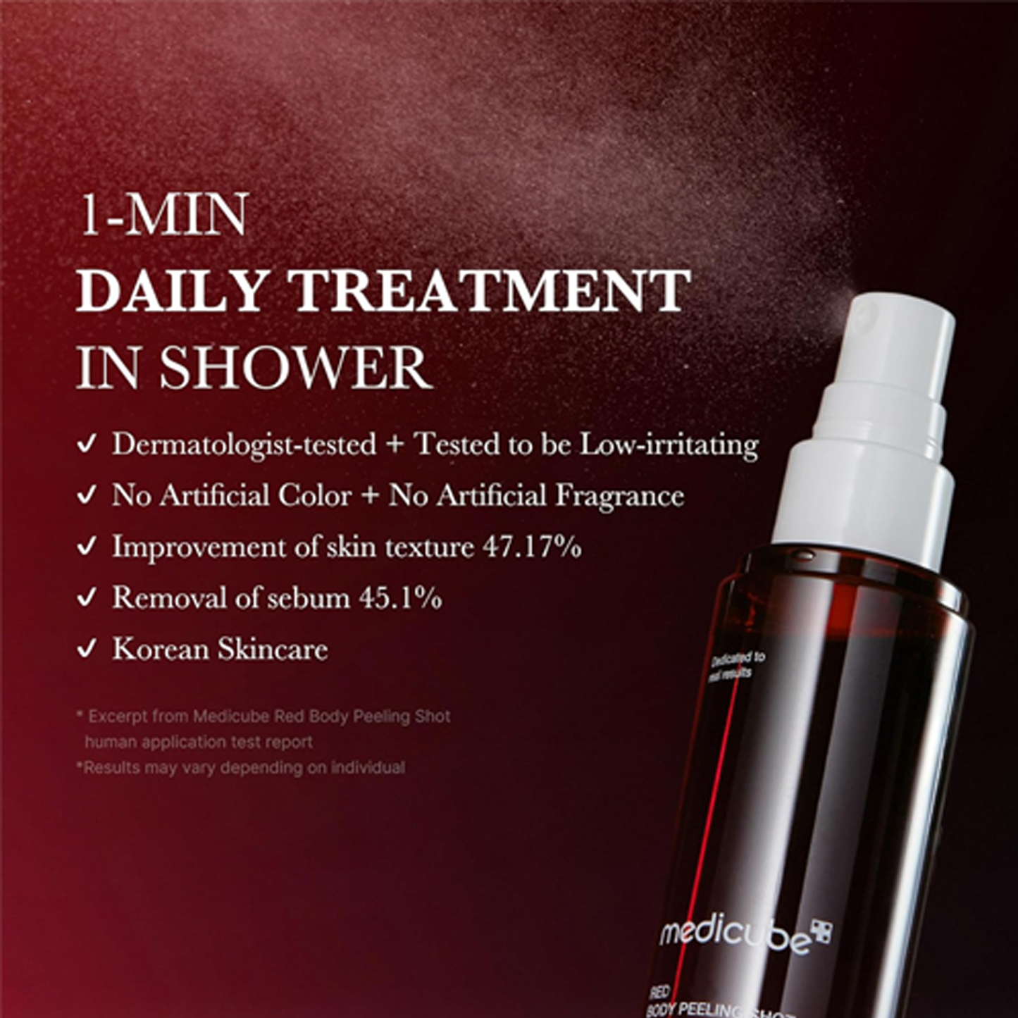 medicube-Red Acne Body Peeling Shot, 110g