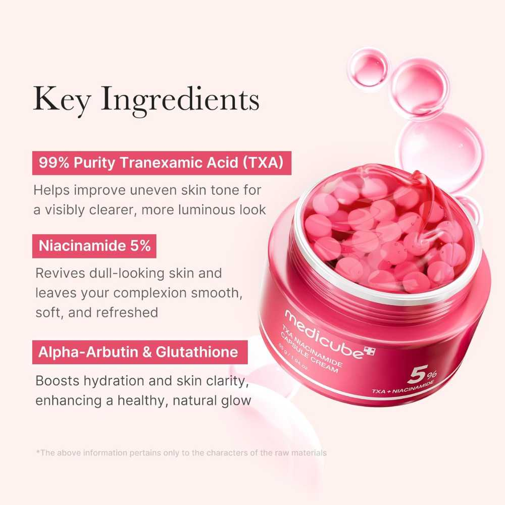 medicube- TXA Niacinamide Capsule Cream