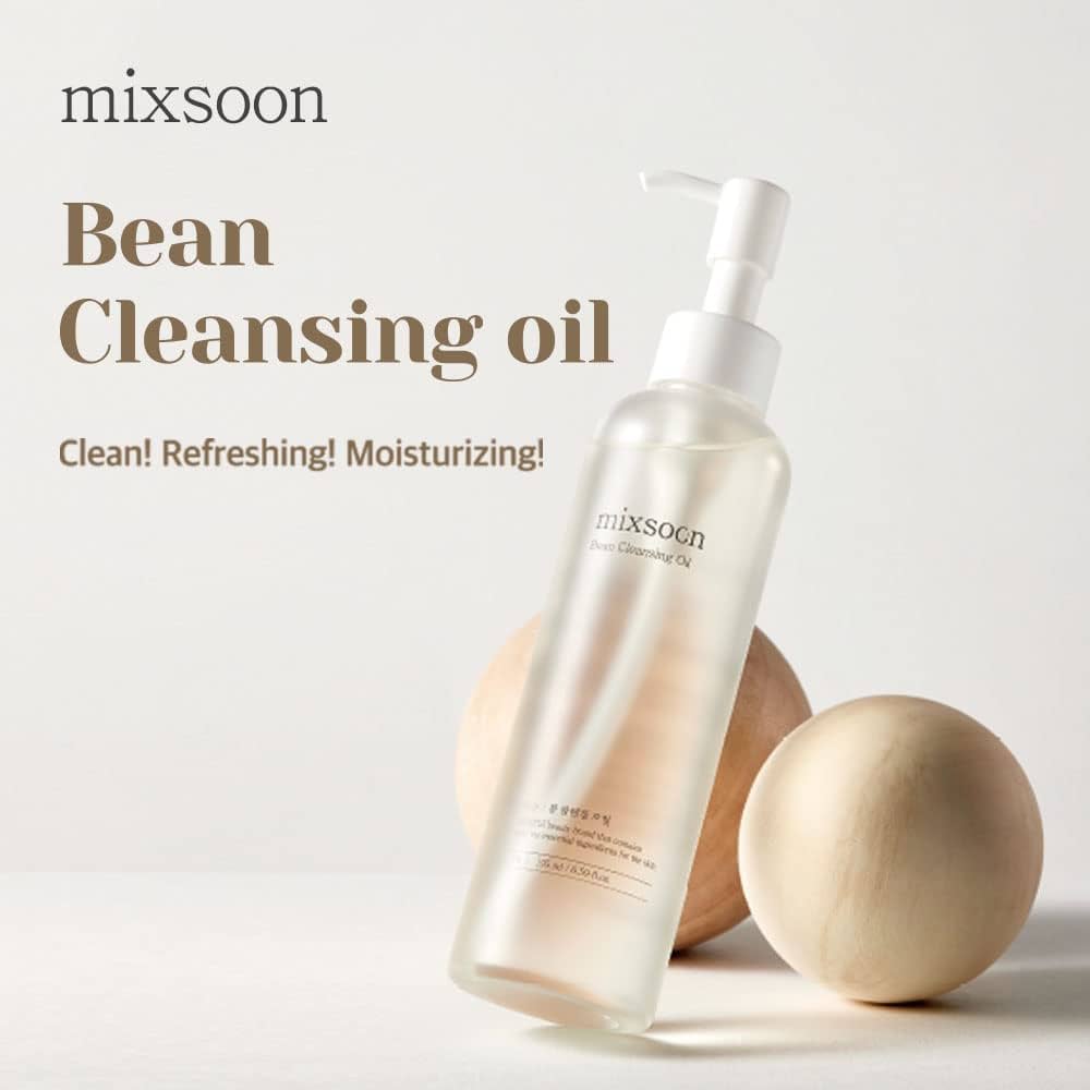 Facial cleansing oil with soybean extract - mixsoon - Bean Cleansing Oil, 195ml