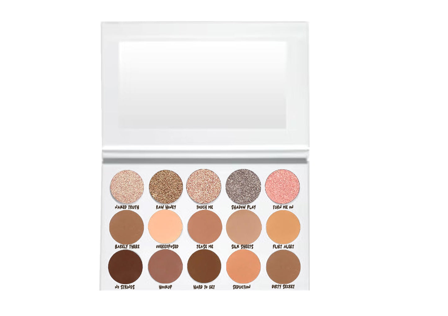 Paletă make-up LushHer Send Me Nu^^s - 15 nuanțe