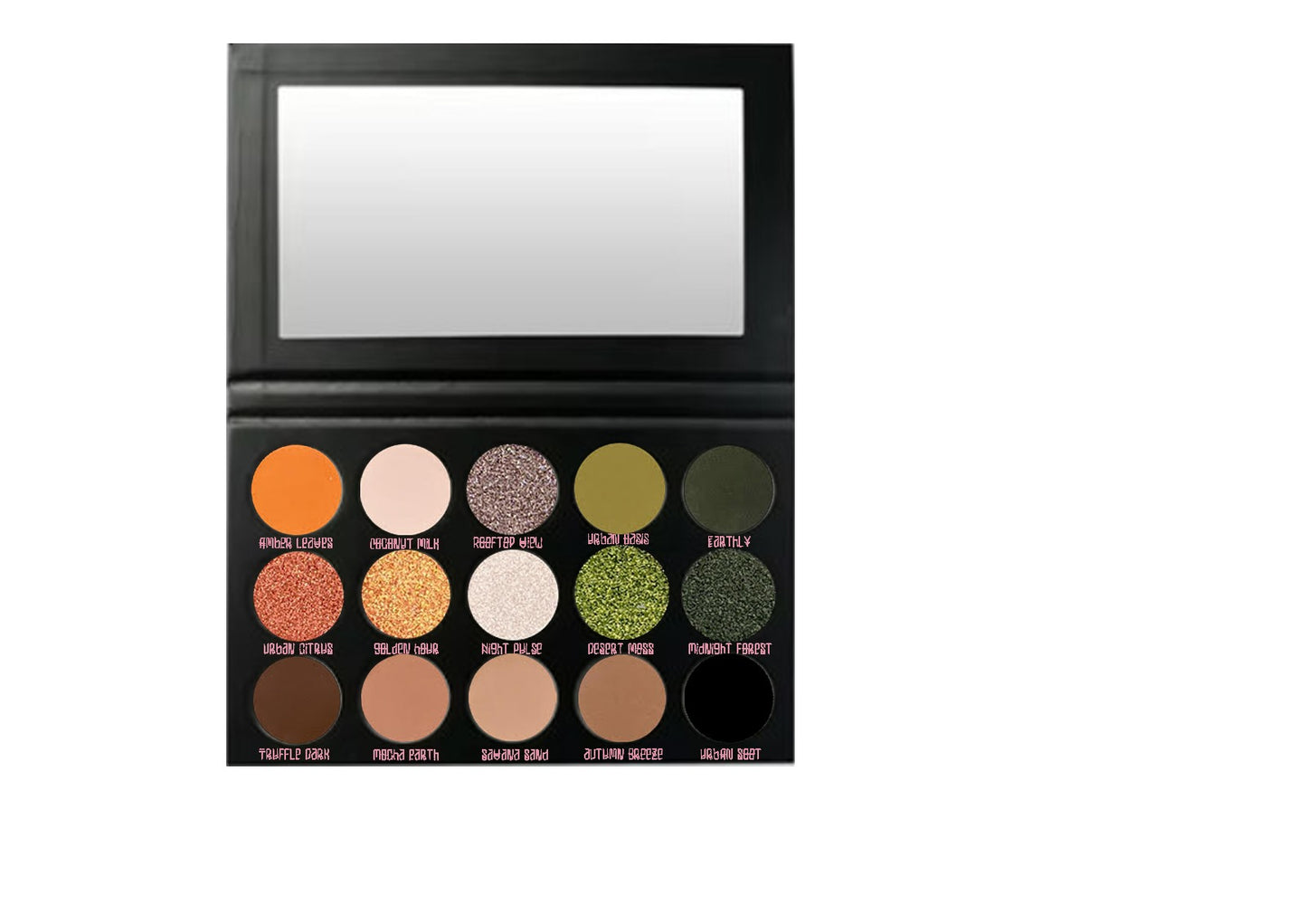 Paletă make-up LushHer Urban Jungle - 15 nuanțe