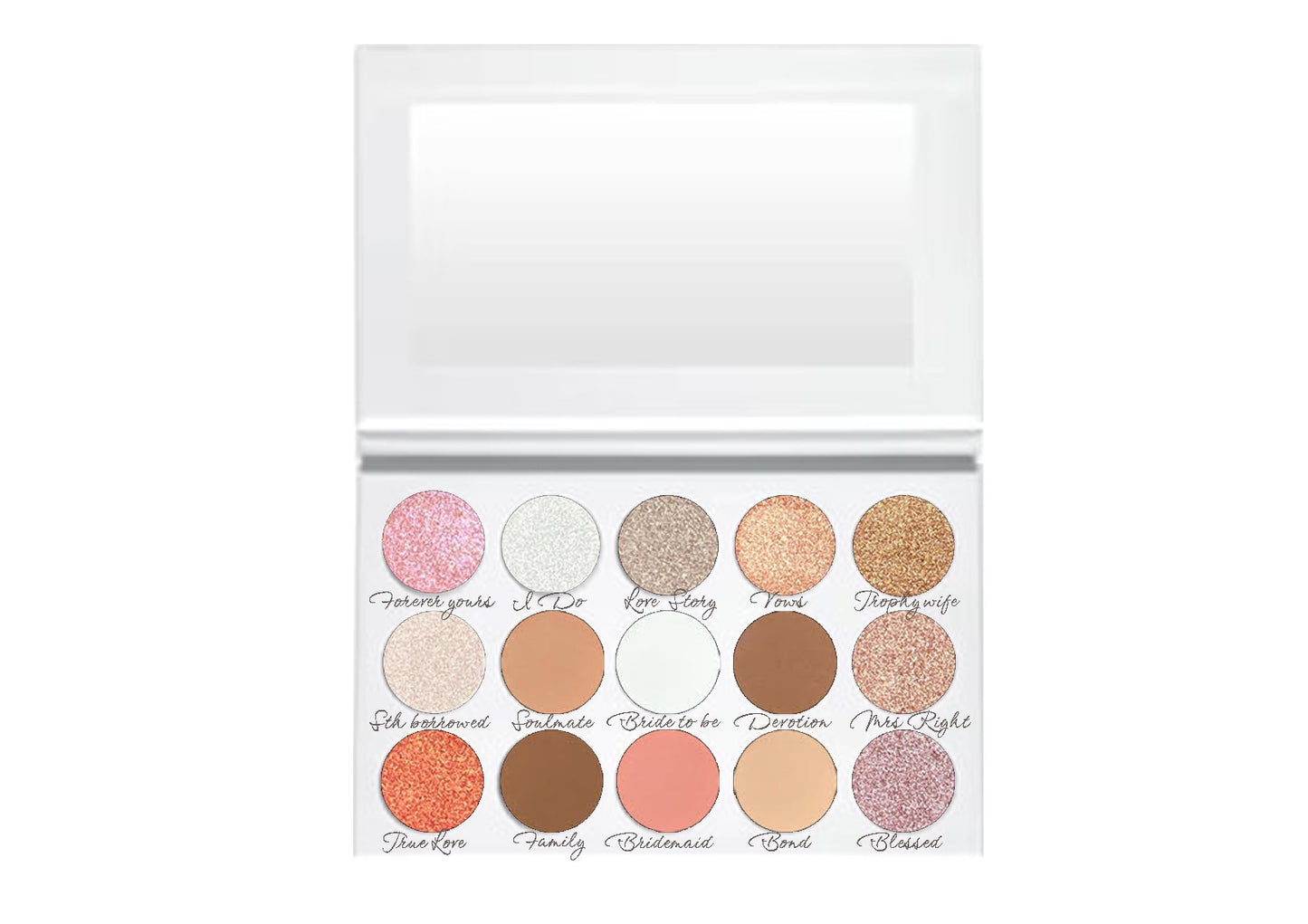 Paletă make-up LushHer Wifey Material - 15 nuanțe