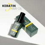 Austranic Keratin Hair Oil textură aplicare par ulei par cu keratina zilnic