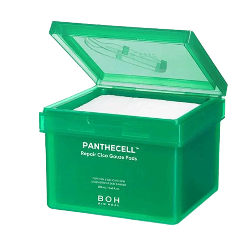 Tratament pentru Ten Sensibil cu Paduri Reparatorii – BIOHEAL BOH Panthecell Repair Cica Gauze Pads