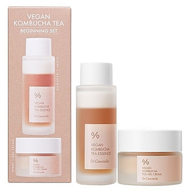 Hidratare și Restaurare a pH-ului în Trei Pași – Dr. Ceuracle Vegan Kombucha Tea Beginning Set