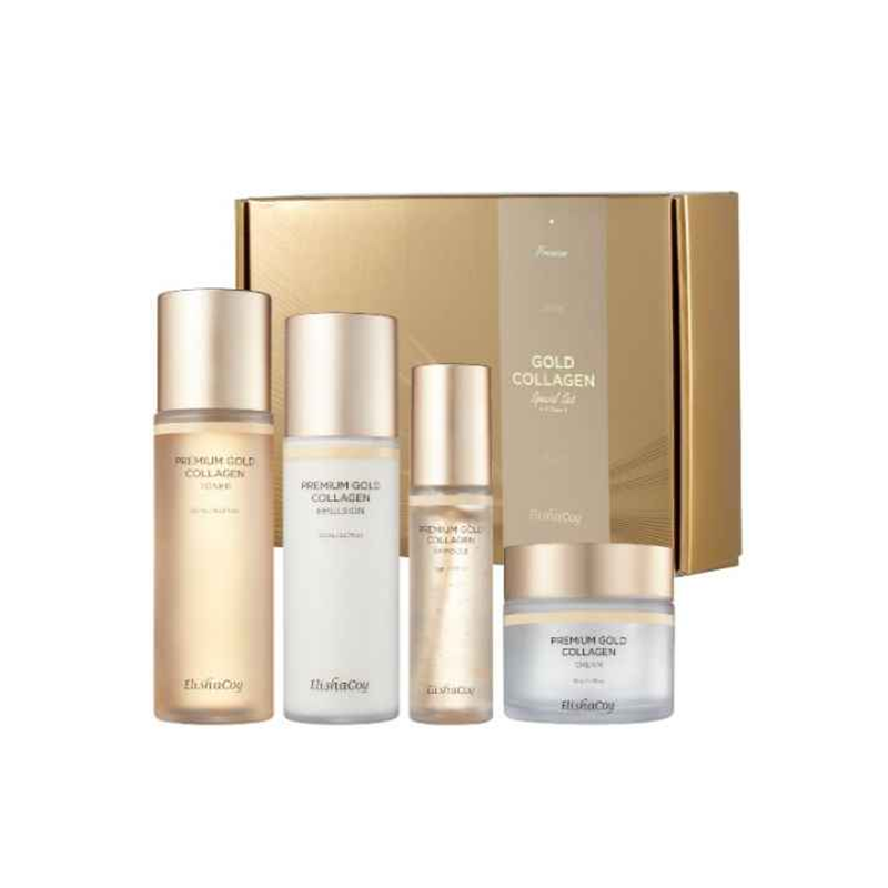 Set Premium de Regenerare cu Colagen și Aur – Elishacoy Premium Gold Collagen Special Set