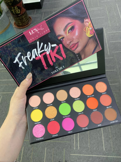Paletă make-up LushHer X SonjaFlors Freaky Tiki Vol.1 - 18 nuanțe