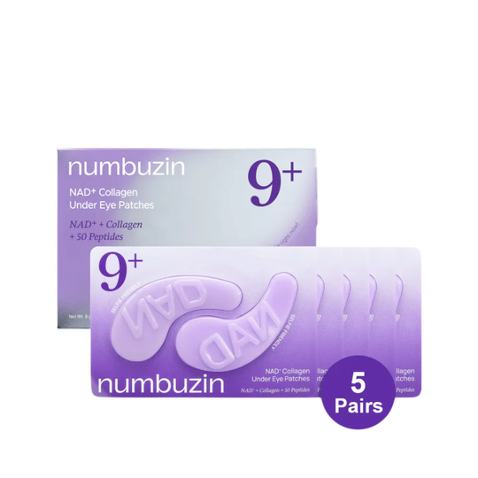 numbuzin - No.9 NAD+ Collagen Under Eye Patches