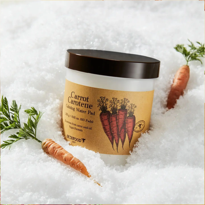 SKINFOOD-Carrot Carotene Calming Water Pad, 60buc