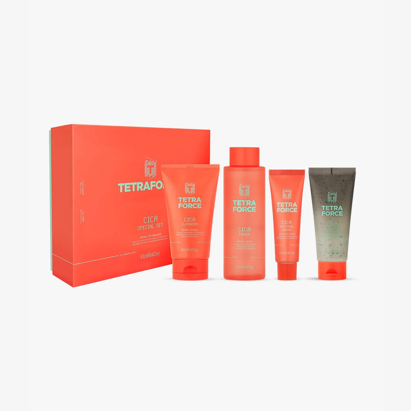 Setul TETRAFORCE Special – Regenerare și Hidratare Intensivă pentru Tenul Tău