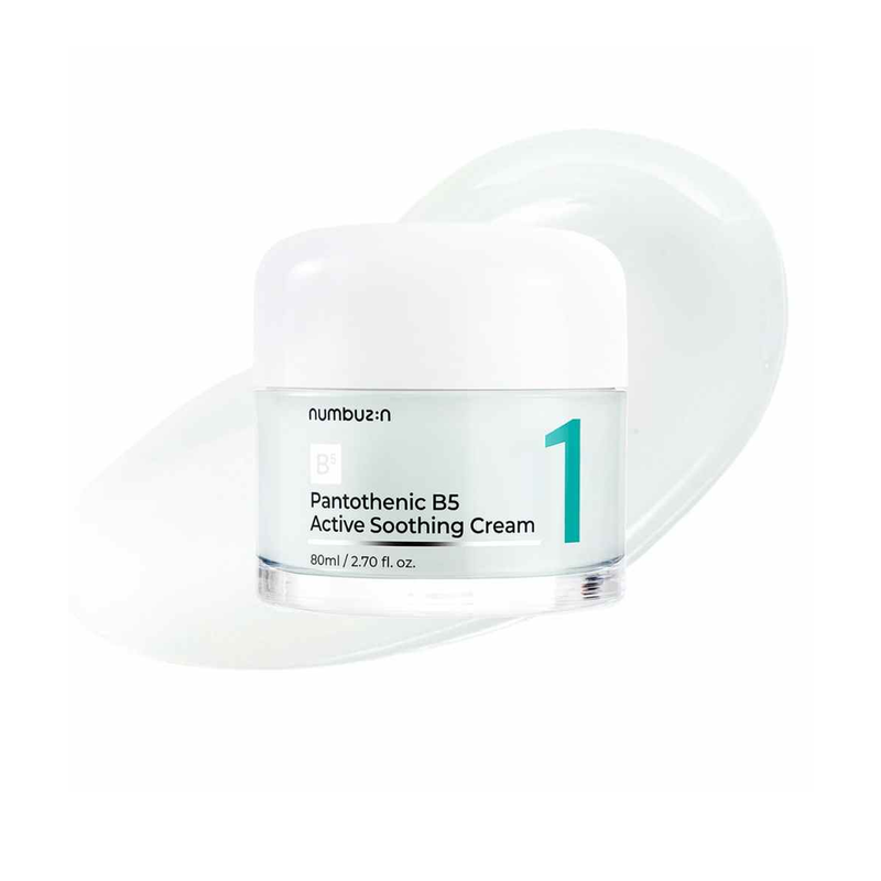 Hidratare și Calmarea Pielii cu Vitamina B5 – Numbuzin No.1 Pantothenic B5 Active Soothing Cream, 80ml